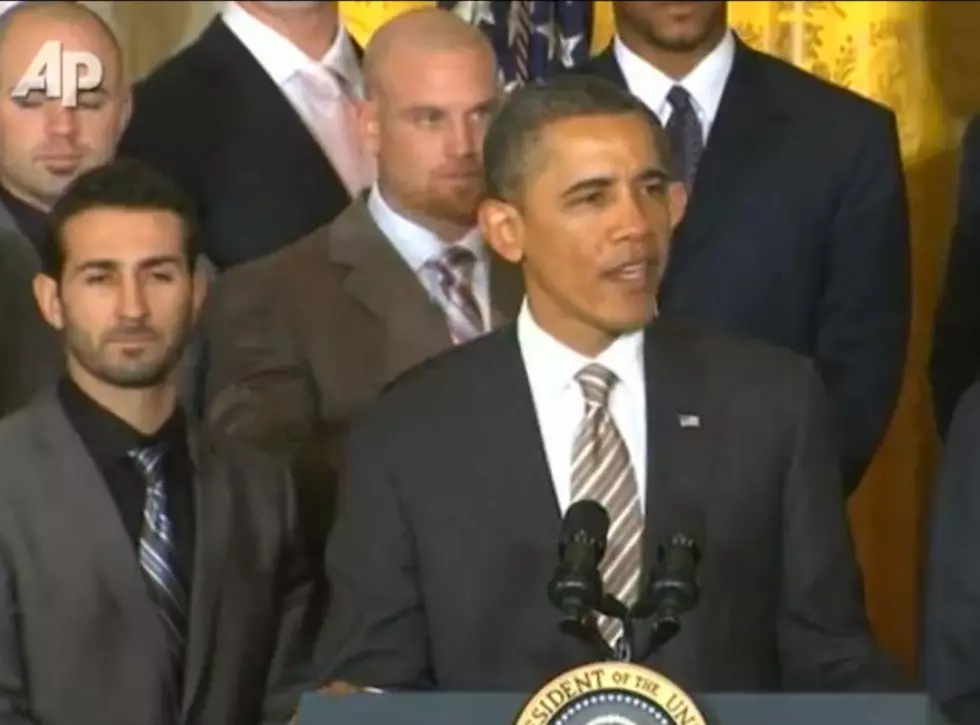 President Obama Honors World Series Champion Cardnials [VIDEO]