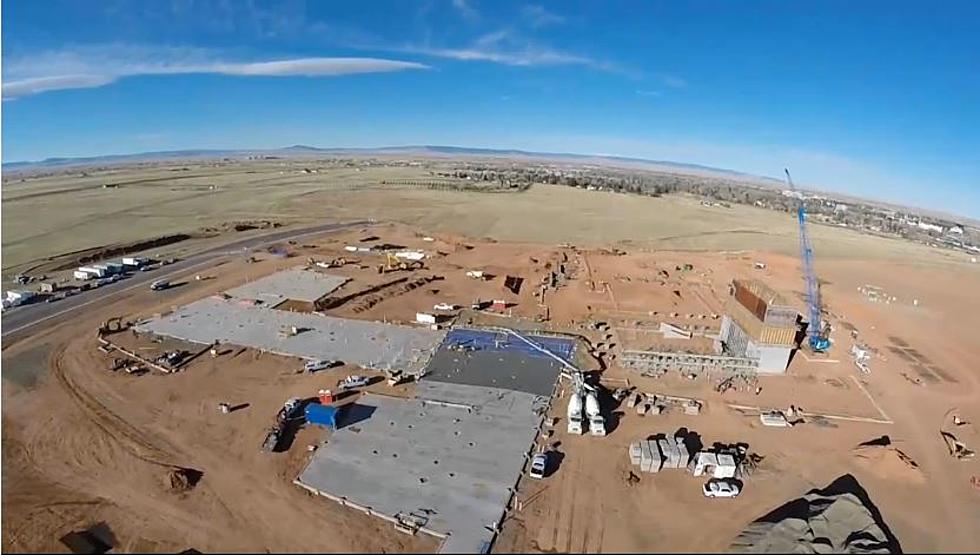 Aerial Videos Show Progress Of New Laramie High School