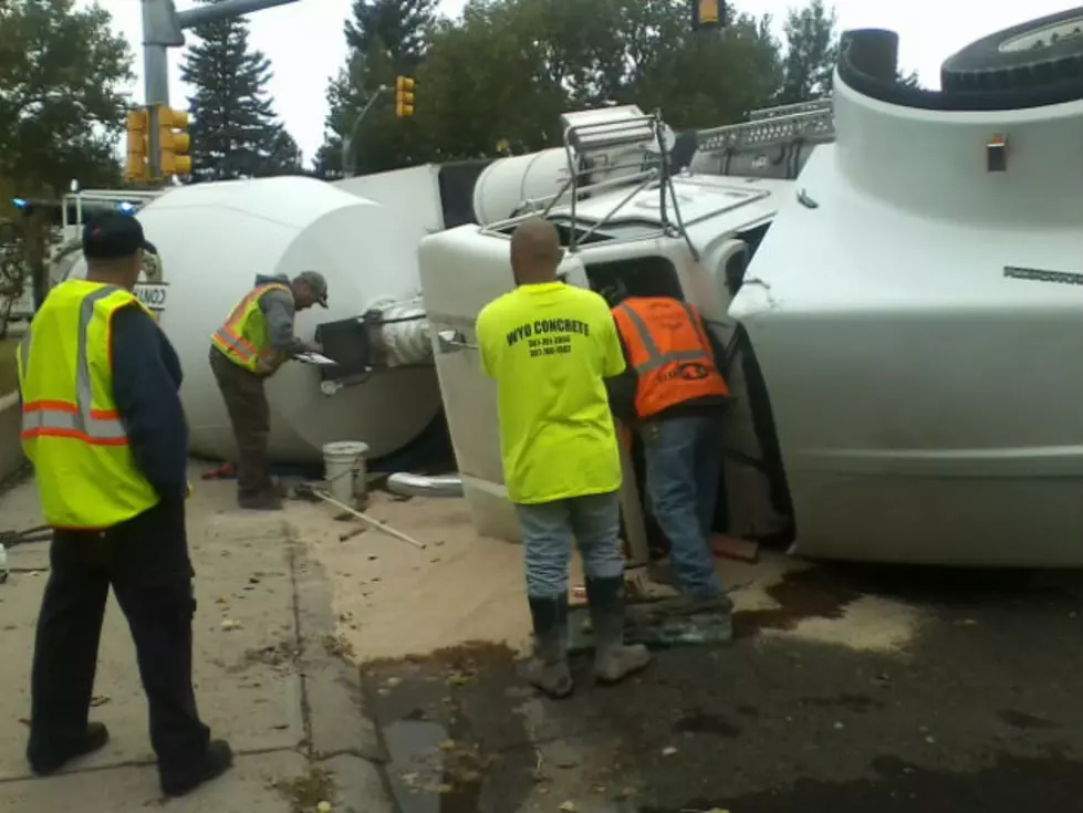Overturned Truck at 15th and Sheridan UPDATED [VIDEO]