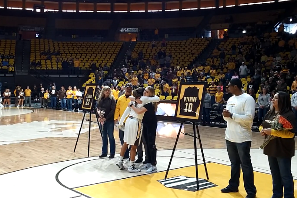 The Cowgirls Recognized Their Two Seniors Last Saturday [VIDEO]
