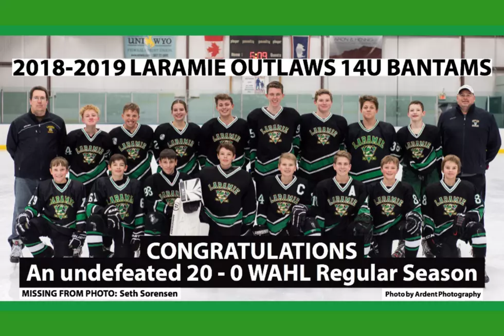 Laramie Outlaws Bantam 14U Hockey Team's Having An Elite Season