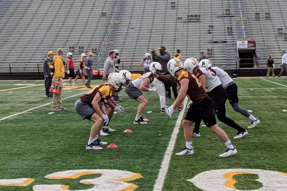 Coach Bohl Feels Wyoming's 'Behind A Little' In Spring Practice