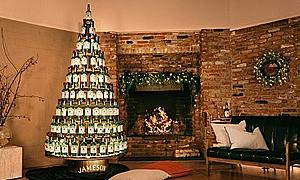 Whiskey Trees as Christmas Trees Are All the Rage Right Now