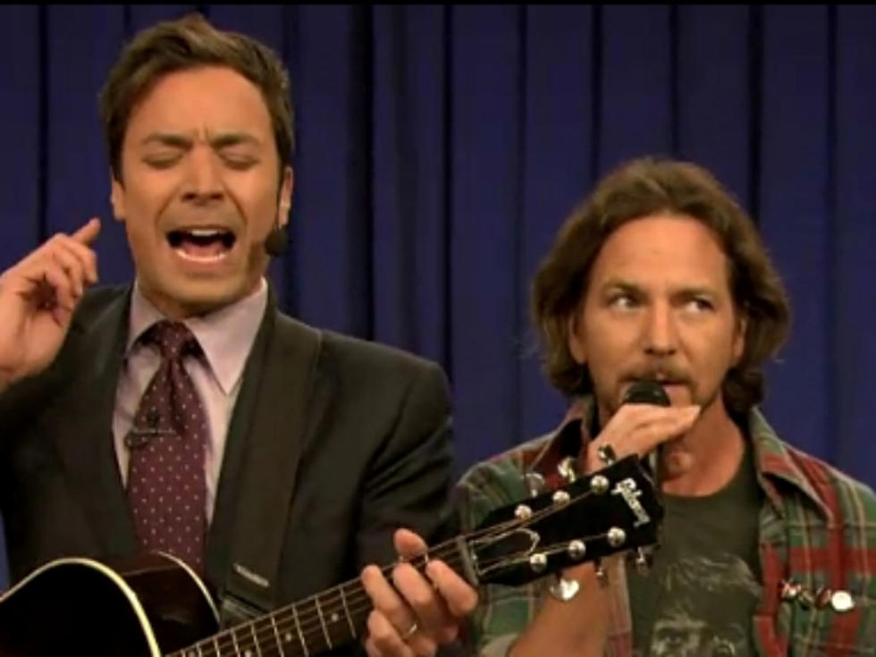 Jimmy Fallon and Eddie Vedder Duet on ‘Balls in Your Mouth’ [VIDEO]