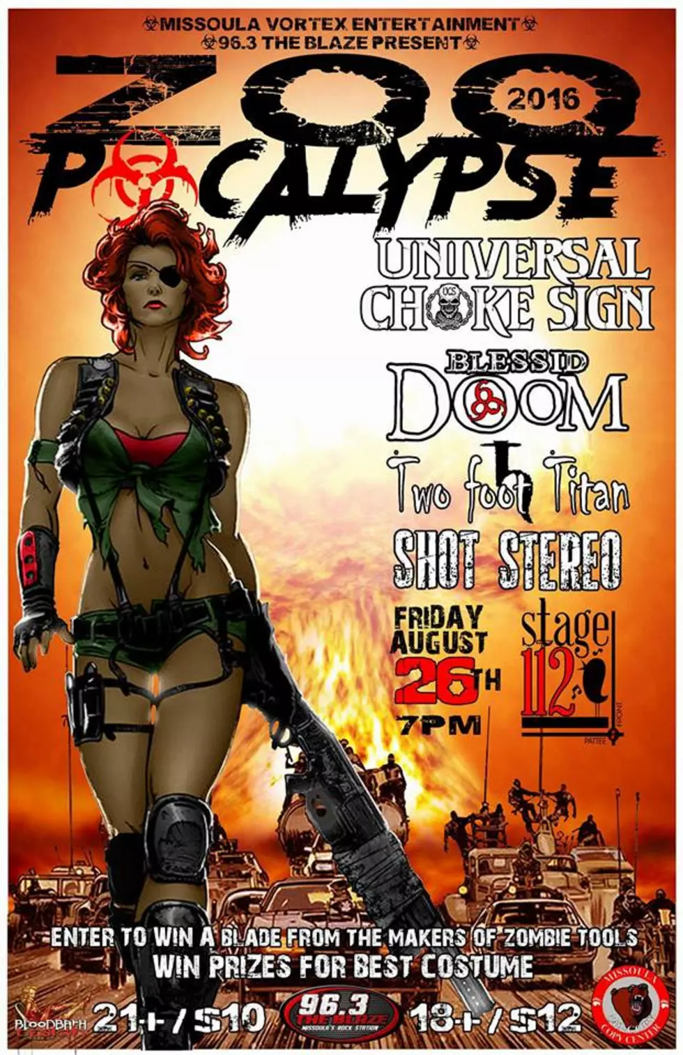 Zoopocalypse Metal Costume Party in Missoula