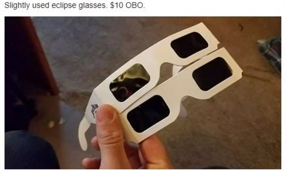 People Rushing to Sell Slightly Used Solar Glasses