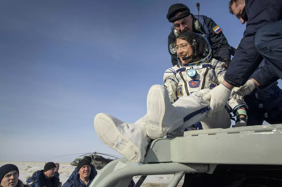 Montana Astronaut Sets Record For Spending Nearly a Year in Space