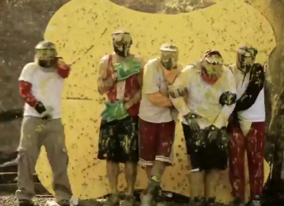 5 Guys Get Shot With 21,000 Paintballs For a Good Cause [VIDEO]