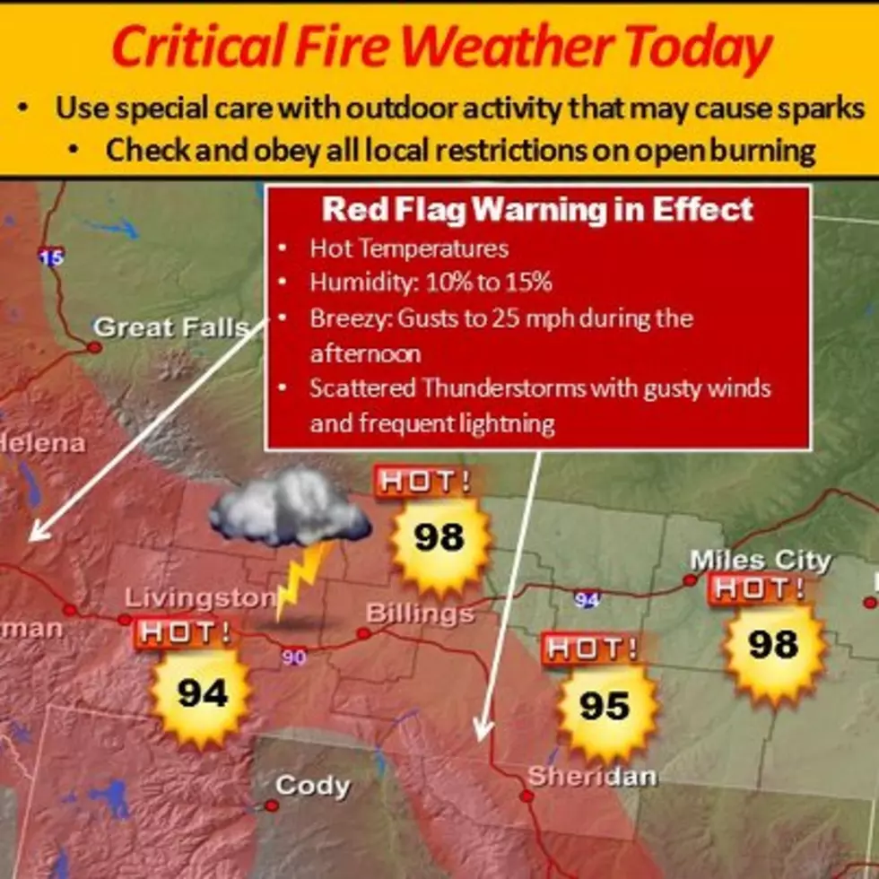 Critical Fire Weather Today In Montana