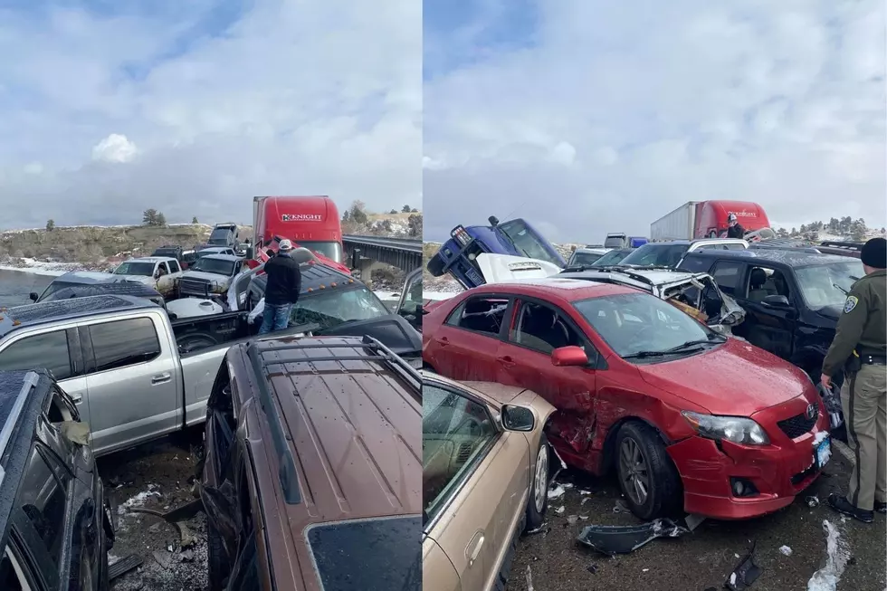 30 Car Pileup in Billings Closes I-90 for Hours, 2 Critical Injuries