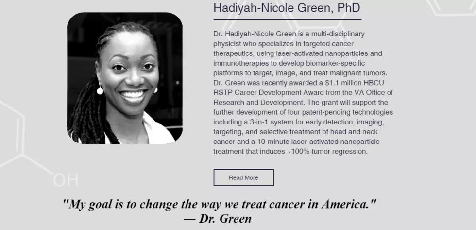 Black Female Physicist’s Cure for Cancer?!