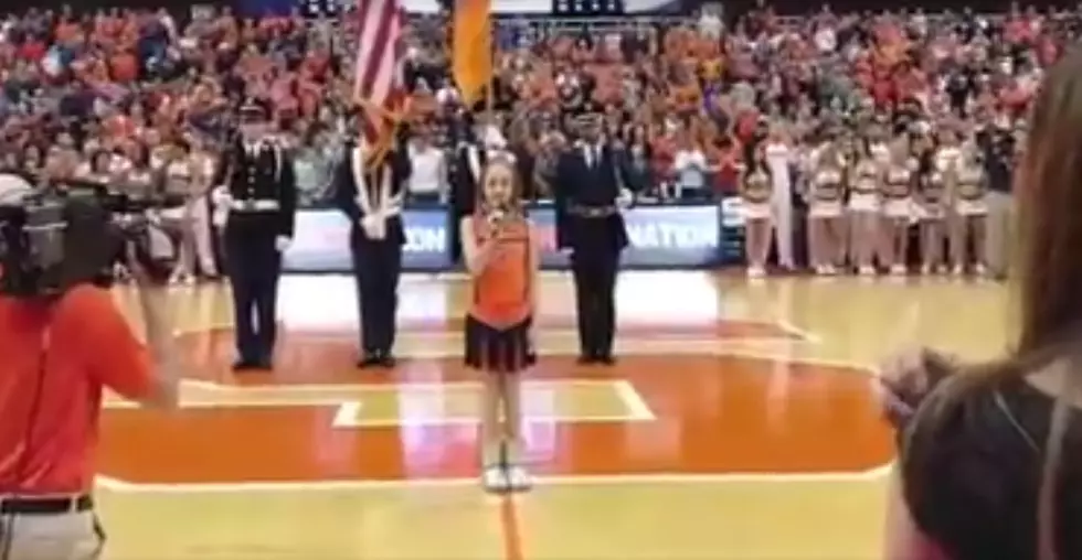 North Tonawanda 6th Grader Sings National Anthem at Syracuse Basketball Game [Video]