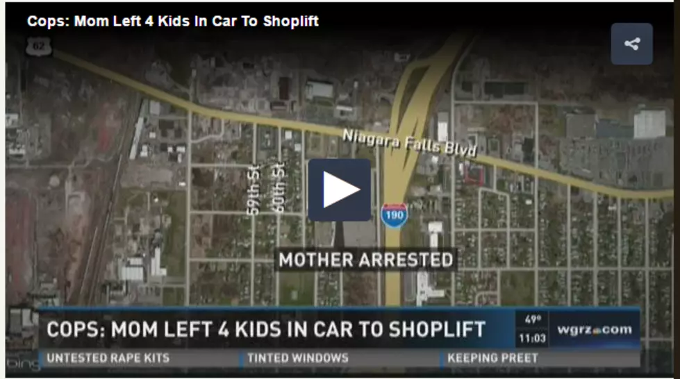 Woman Leaves Kids to Shoplift