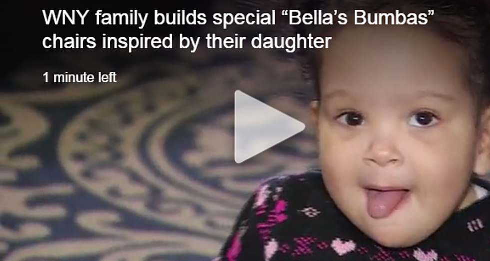 Buffalo Two-Year Old, Bella Shorr, Inspires &#8216;Bumba Chair&#8217; to Help Kids with Disabilities!