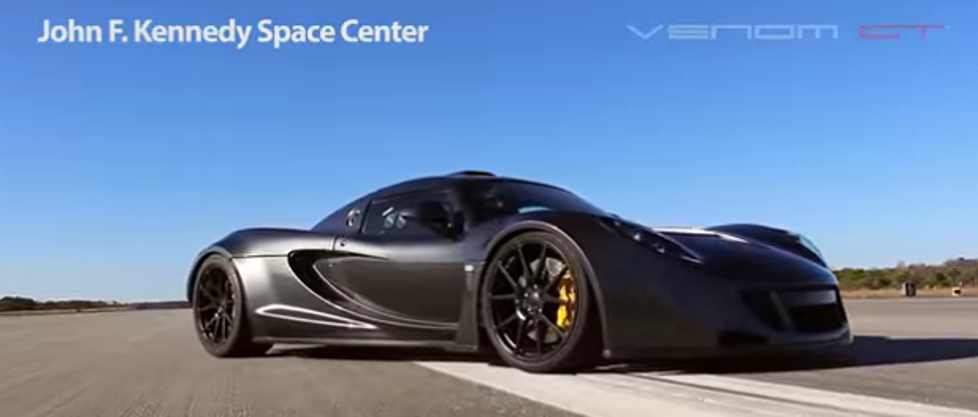 WBLK Listeners Compare How Fast They’ve Gone in a Car to A View from Inside the Hennessey Venom GT Going 270.49 mph