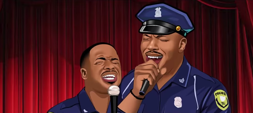 Here Come 'The Buffalo Cops' Singing on Ellen Today