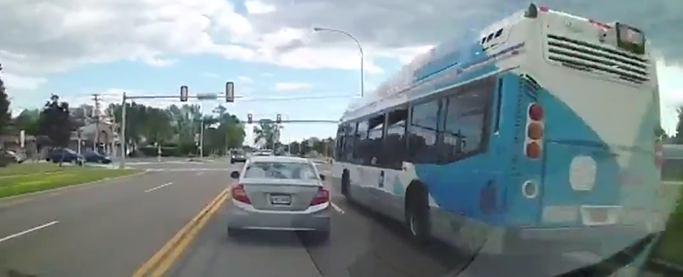 NFTA Bus Caught On Video Running A Red Light