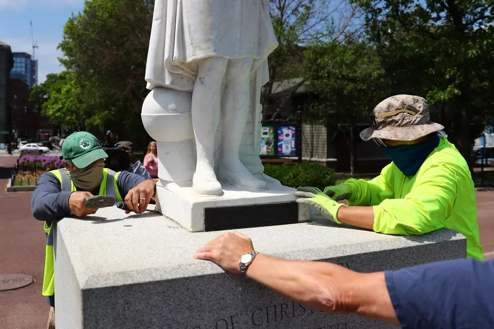 Christopher Columbus Statue Removed from Columbus Park 