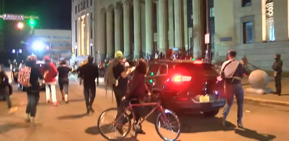 Buffalo Protester Hit By Vehicle in Niagara Square