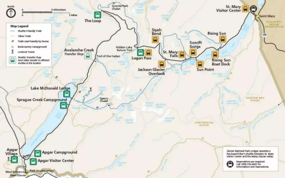 Glacier National Park Offering Limited Shuttle and Tour Access From West Side of Going-to-the-Sun Road beginning Friday