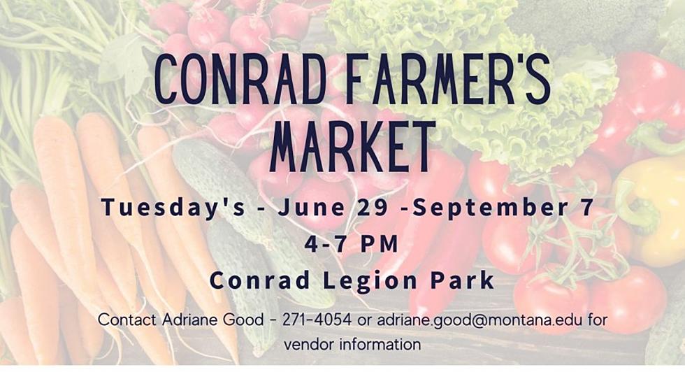 Conrad Farmers Market Offers Free Classes