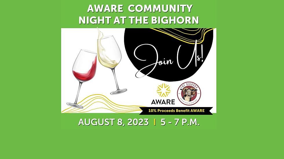 AWARE Community Night in Anaconda August 8 at Bighorn Bottle Shop and Wine Bar