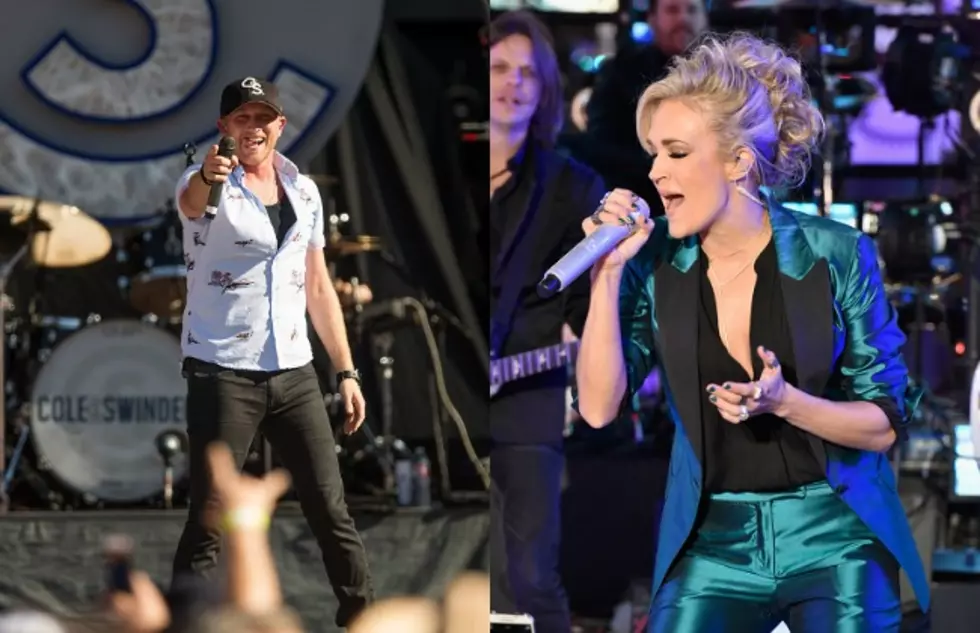 A Brand New Country Song Showdown to Start the New Year!  Carrie Underwood takes on Cole Swindell [POLL]