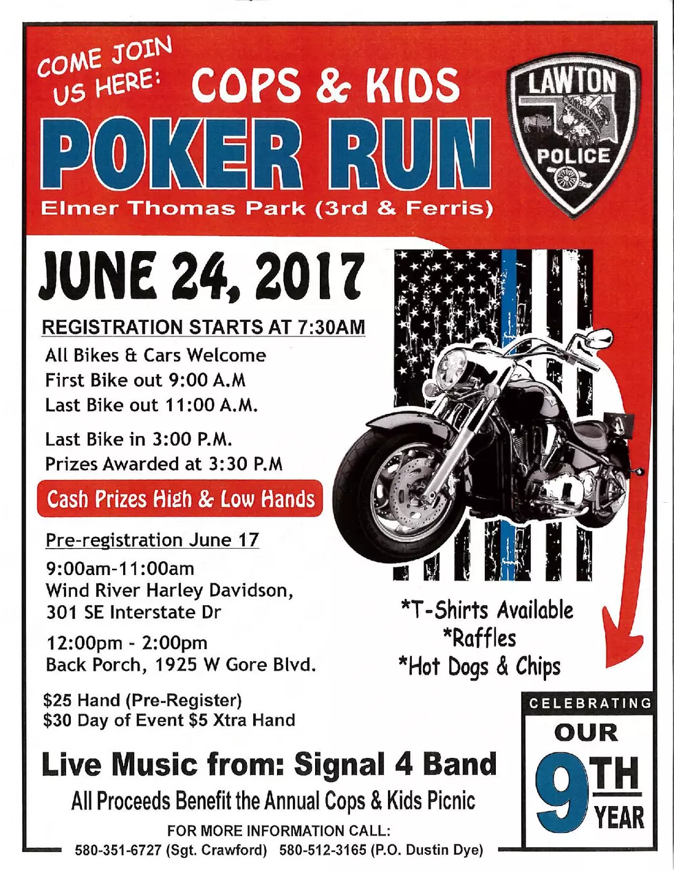 Cops And Kids To Ride Again in Poker Run [VIDEO]