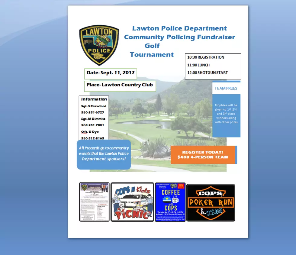 Lawton PD Community Policing Division To Hold Golf Tournament [AUDIO]