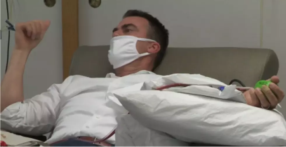 Governor Stitt Donates Convalescent Plasma, Issues Call of Oklahomans who have Recovered from COVID-19