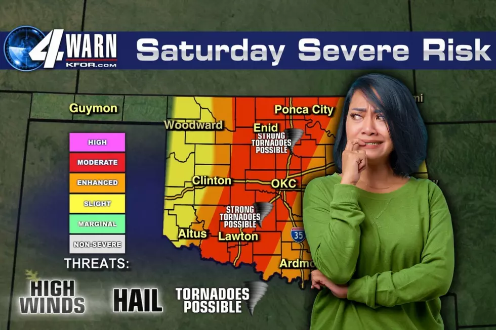 Strong Tornadoes Possible In Oklahoma This Weekend