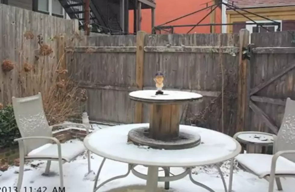 Watch Winter Storm Nemo Pile Snow in :40 Seconds!