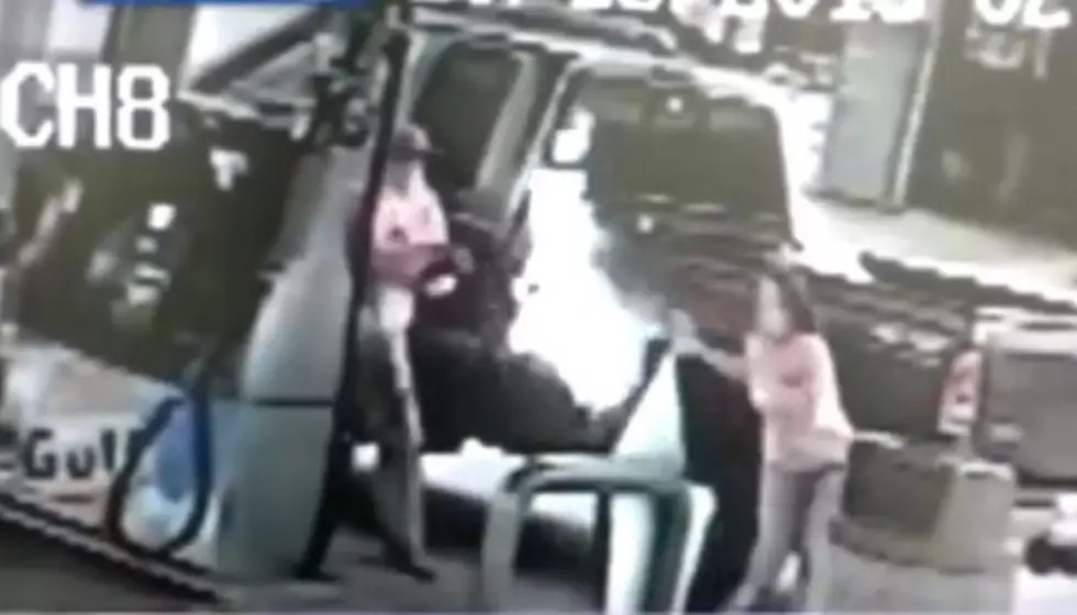 Freaky Story: Man Sets Wife on Fire At Gas Station! &#8212; Yikes! [VIDEO]