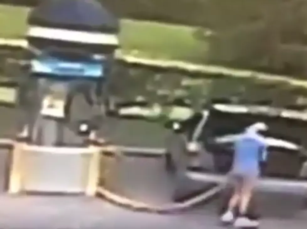 Woman Vacuuming Gasoline Causes EXPLOSION!