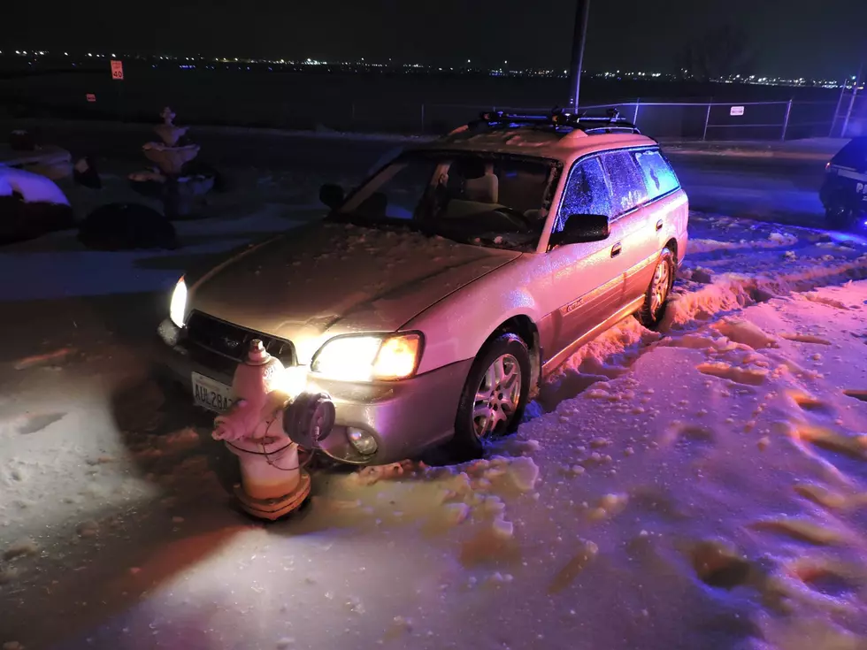 Pasco Thieves Steal Subaru With Keys in It. Then Crash It Into Fire Hydrant!