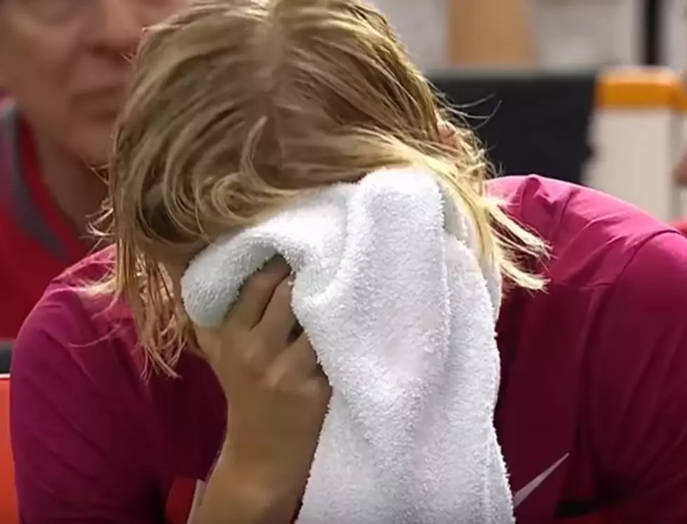 Angry Tennis Player Hits Umpire Right In the Eye With Fast Ball