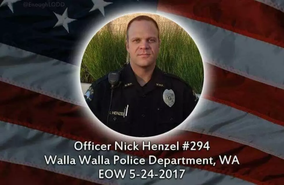 Memorial Service Information for Walla Walla Officer Nick Henzel
