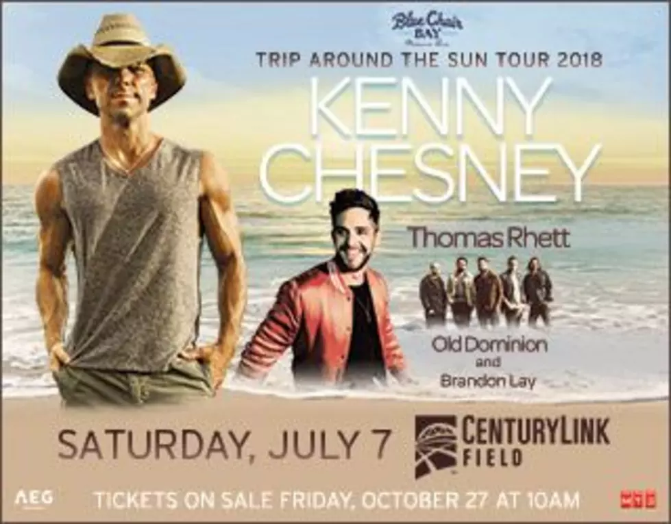 Kenny Chesney’s Trip Around The Sun Includes CenturyLink July 7, 2018!
