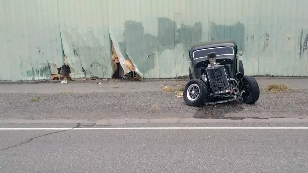 Souped Up Hot Rod Crashes Into Pasco Building