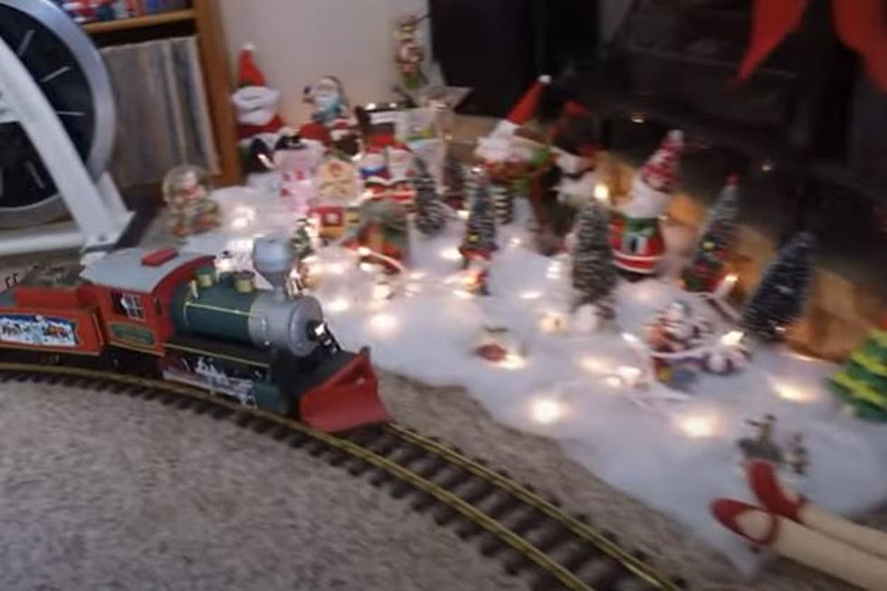 Pasco Man Turns Entire Living Room Into Holiday Train Ride!