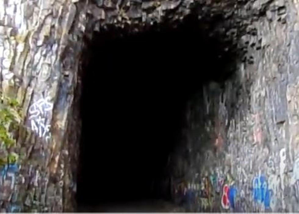 Walking Thru the McNary Dam Railroad Tunnel [VIDEO]
