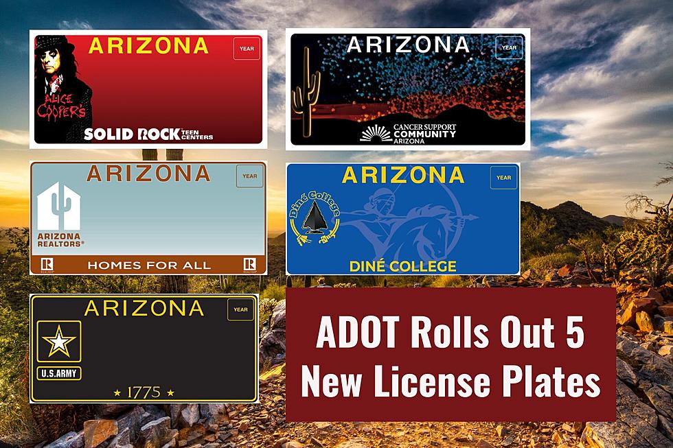 Check Out These 5 New License Plates Coming to Arizona