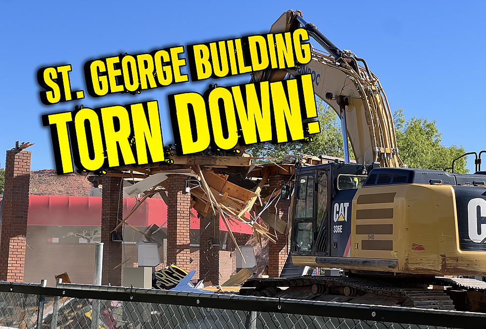 HUGE St. George Building Being Torn Down AS WE SPEAK!