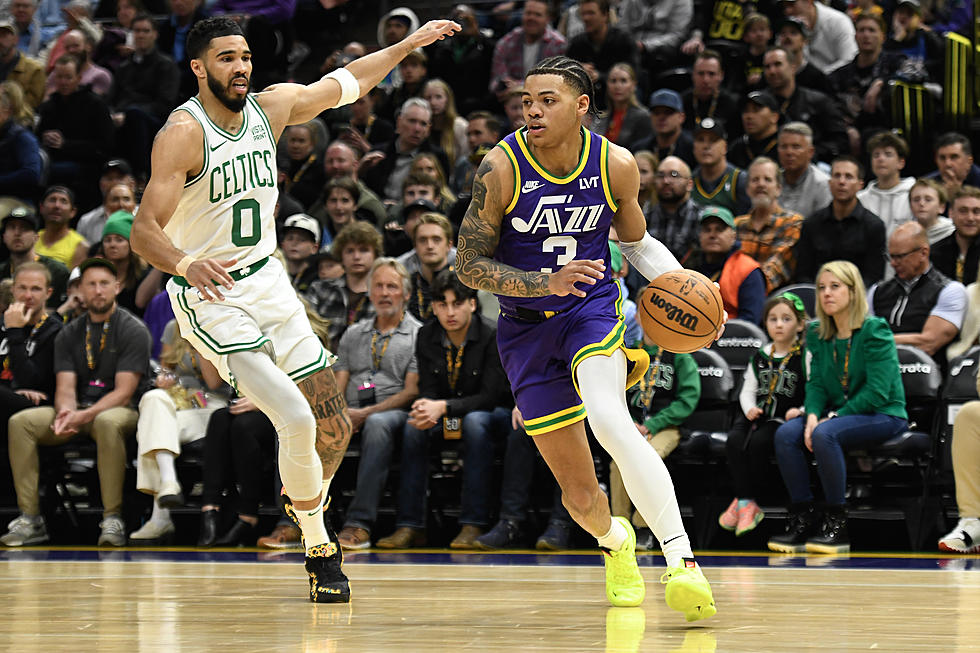 The Utah Jazz Participate in Loss to Boston 