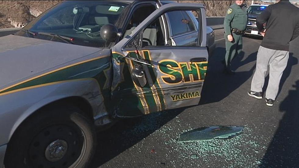Yakima Sheriff Taken to Hospital After Scary Crash