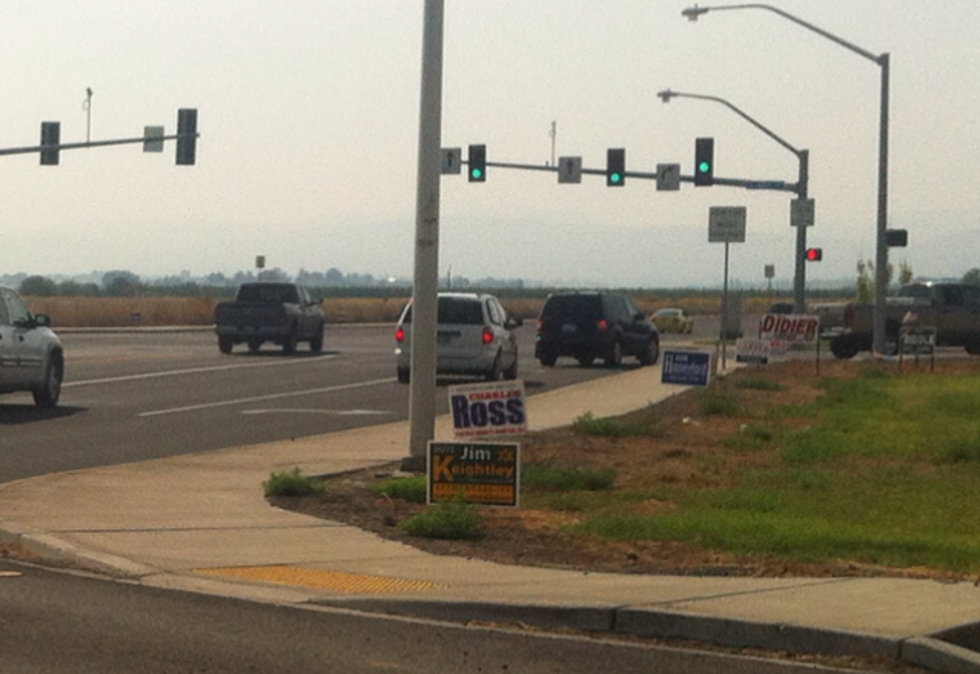 Time and Place Restrictions Help Moses Lake Control Political Signs