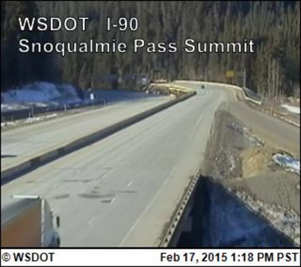 Drivers Should Plan for Lane Closures on Snoqualmie Pass Wednesday