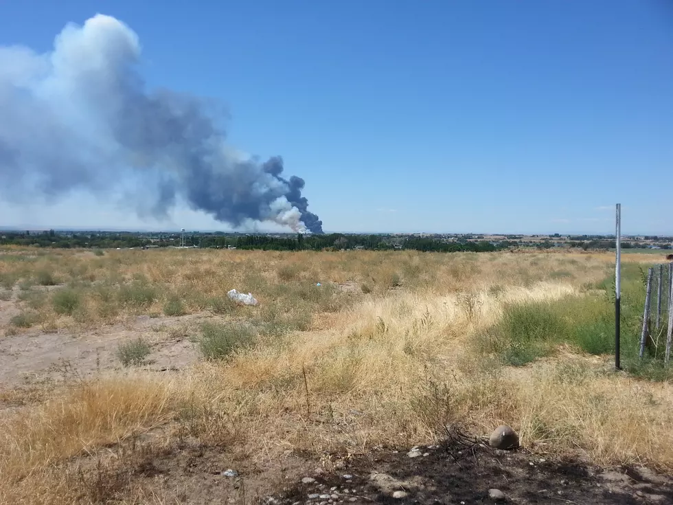 Dramatic Blast, Fire Shut Down Interstate 90 Near Moses Lake
