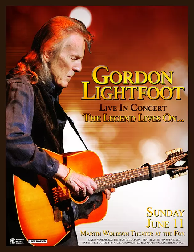Singing/Songwriting Hall Of Famer Gordon Lightfoot To Perform In Spokane