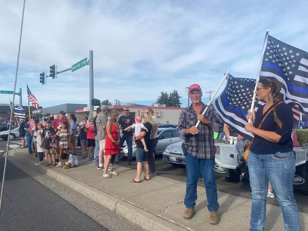Back the Blue Rally Saturday Draws Hundreds to Selah